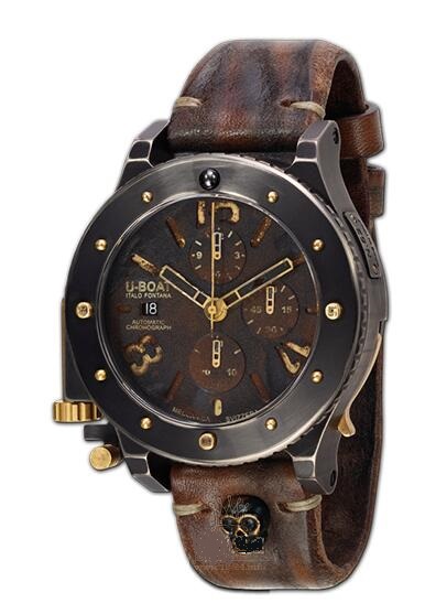 Replica U-BOAT Watch Unicum Chrono Gold 6473/1